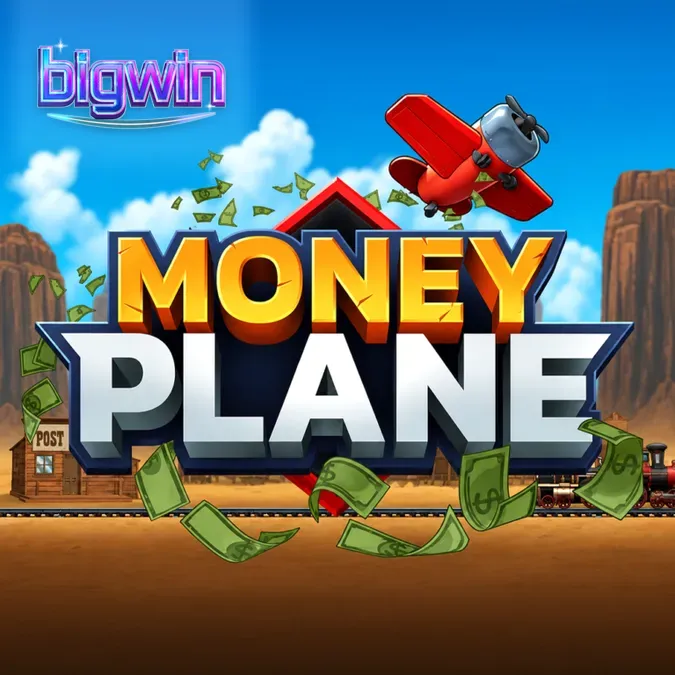 Interface de jogo do Money Plane com elementos visuais da série Money Train